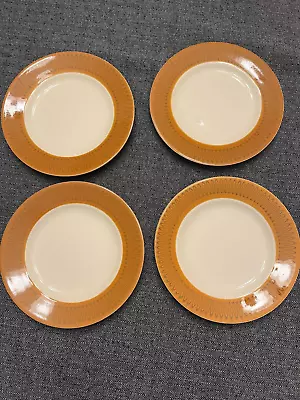 Vintage Homer Laughlin Morocco Dinnerware Four 6  Bread Plates • $28