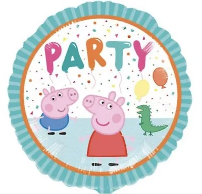 £3.39 • Buy Peppa Pig & George 18” Birthday Party Foil Balloon. Peppa Pig Party Decorations