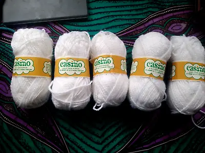 8ply Acrylic Yarn 20g X 5 Sold As 1 Lot NEW  Casino Brand • $0.99