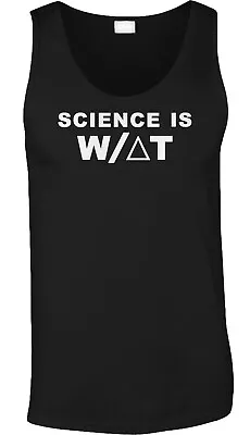 Science Is Power Watt Physics Teacher Professor Inspirational Saying Mens Tank • $21.95