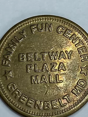 Greenbelt Md Beltway Plaze Mall Arcade Token 22 Mm Brass C-3 • $9.38