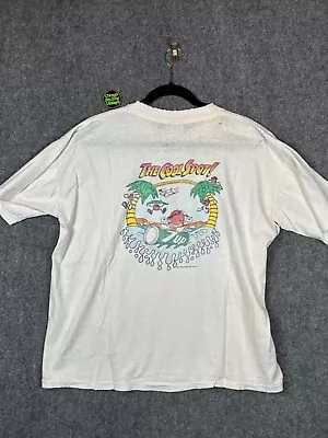 Vintage 7 Up The Cool Spot T Shirt Mens XL Single Stitch Soda Beach Graphic 90s • $19.99