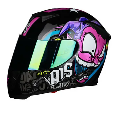 Motorcycle Helmet Full Face Racing Double Visor Lens Winter Summer Motor Helmets • $76.16