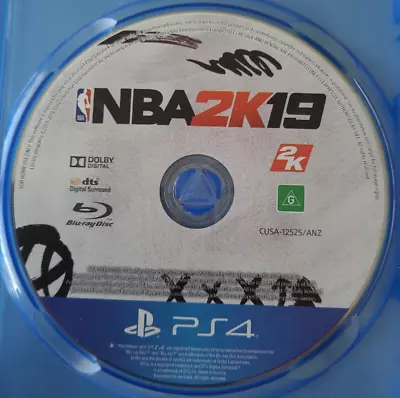 NBA 2K19 Sony PS4 PlayStation 4 (Disk And Case Only) No Manual Or Cover. • $8