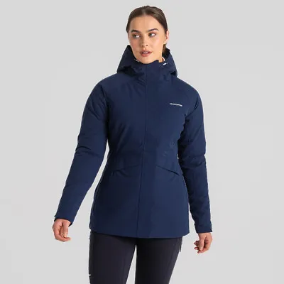 Craghoppers Womens Caldbeck Thermic Waterproof Jacket (Blue Navy / Blue Navy) • £85