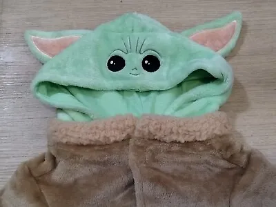 Star Wars Dog Costume Baby Yoda Fancy Jumper For Dog Size L Pet Birthday Party • £8.99