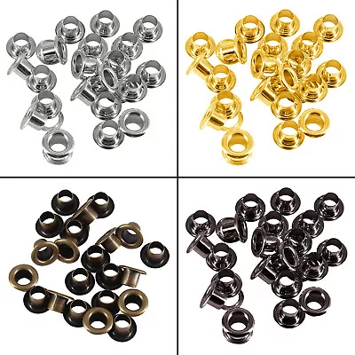 Long Barrel Brass Eyelets With Washer Leather Craft Grommet 4 5 6 8 10 12 14mm • £6.69