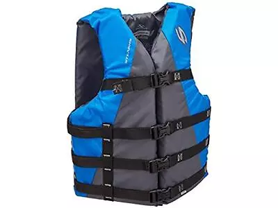 Stearns Adult Watersport Classic Series Life Vest Blue Standard Fit • $27.95