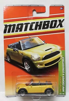 2010 Matchbox Mini Cooper S Convertible Yellow Metro Rides  • $15.99