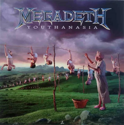 MEGADETH  Youthanasia  New Original 1994 US Promotional Only 12  Poster Flat • $14.99