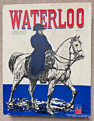 Waterloo Napoleonic Campaign Board Game -  1962 Avalon Hill #516 • £6.50