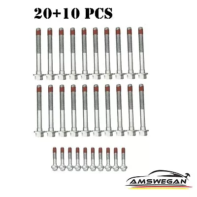 10+20Pcs Head Bolts Kit For GM Chevy Truck V8 LS2  LS3 L92 • $45.24