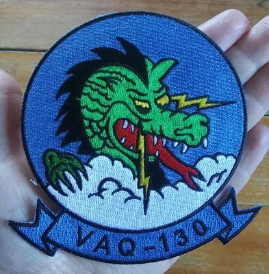 US NAVY ~ VAQ 130 ZAPPERS ~ ELECTRONIC ATTACK SQUADRON ~ USN Military Patch • $12.87