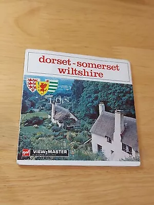 Vintage Dorset Somerset Wiltshire England VIEW-MASTER Reels Sleeve/Booklet C-279 • $11.19