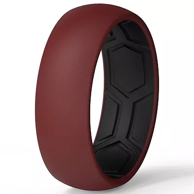 ThunderFit Men Breathable Air Grooves Breathable Silicone Ring 7.8mm Width (1PK) • $10.99