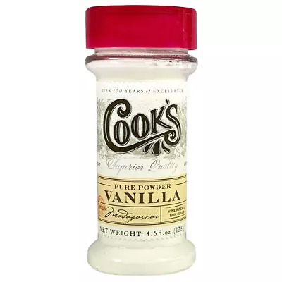 Cook’S Pure Vanilla Powder World’S Finest Gourmet Fresh Premium Vanilla 4.5 O • $16.96