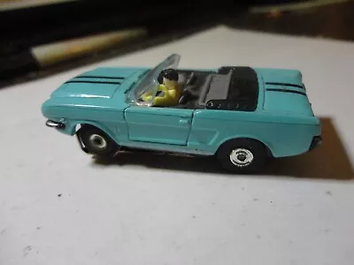 Vintage Aurora Tjet Ho Slot Car Turquoise Mustang Convertible • $84