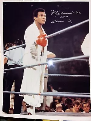 Muhammed Ali Autographed Photo 8 By 11 Inches! With COA! Signed Both Names • $2525