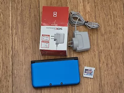 Nintendo 3DS XL Console Blue - Pokemon Y Cart Genuine Charger AUS Australian Box • $300