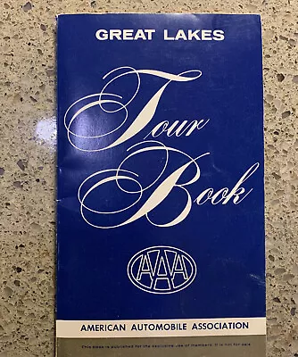 AAA Great Lakes Tour Book - 1963-64 Edition Vg Plus • $7.50