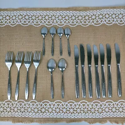 Vintage Metal Qantas Cutlery X 17 Piece Abco Knife Fork Spoon 1995 - 2001 • $25.71