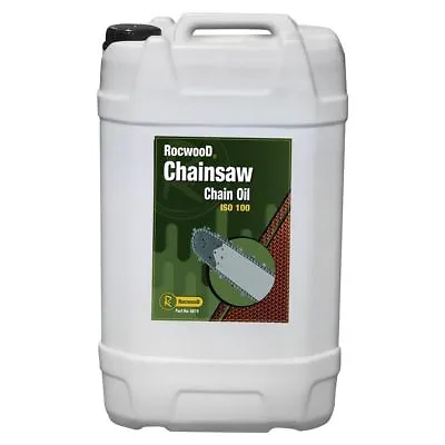 Chainsaw Chain Oil Saw 25L Litres RocwooD For Guide Bar Pump All Makes Of Saw • £54.99