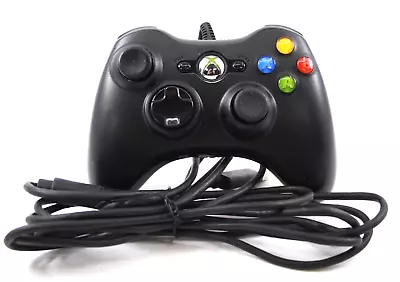 Genuine Official Microsoft Xbox 360 USB Wired Controller [Black] • $44.10