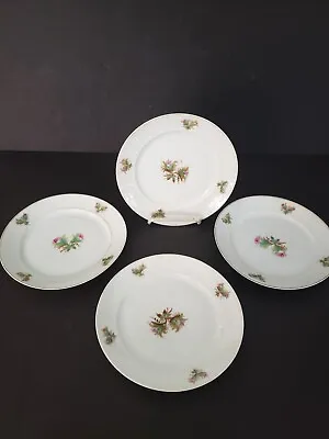 $44.95 • Buy (4) Salad Plates 7-3/8 , CHF Charles CH Field Haviland Limoges MOSS ROSE C1880's