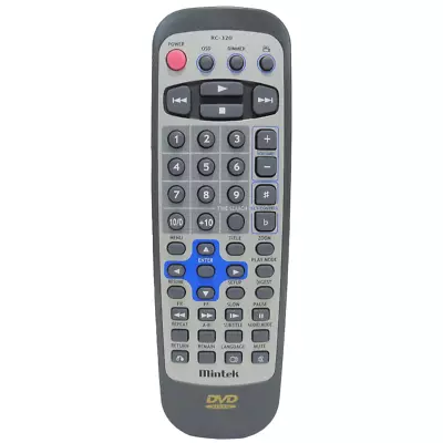 Mintek RC-320 Factory Original DVD Player Remote For DVD1500 DVD2110 DVD2580 • $10.99