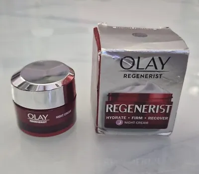 Olay Regenerist Hydrate Firm Recover  Night Cream 15ml Travel Size Anti-ageing • £7.99