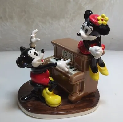 Disney Mickey And Minnie Mouse Piano Musical Music Figurines See Details • $24.95