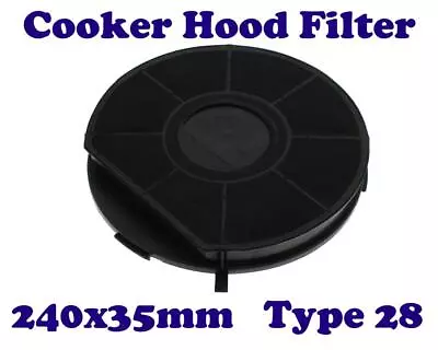 £11.49 • Buy Cooker Hood FIlter Type 28 Extractor Carbon Charcoal For HOTPOINT ARISTON
