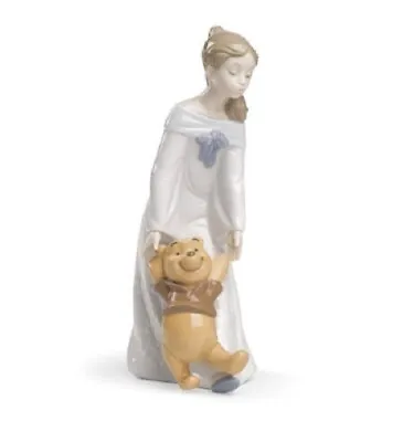 Nao By Lladro  Disney Porcelain Fun With Winnie The Pooh Was £130 Now £117.00 • £117