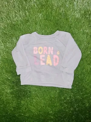 H&M Baby Girls 1-2M Green Round Neck Long Sleeve Top T-shirt  • £3.85