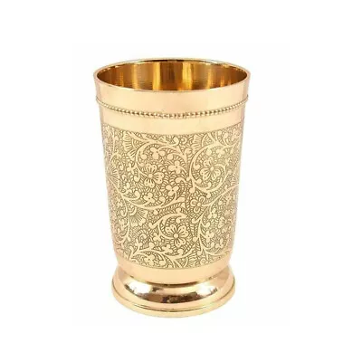 250 ML Heavy Brass Glass/Cup Drinking Water For Gift & Home Use • $20