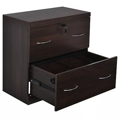 2-Drawer File Cabinet Vertical Freestanding Lockable Storage Cabinet Organizer • £84.95