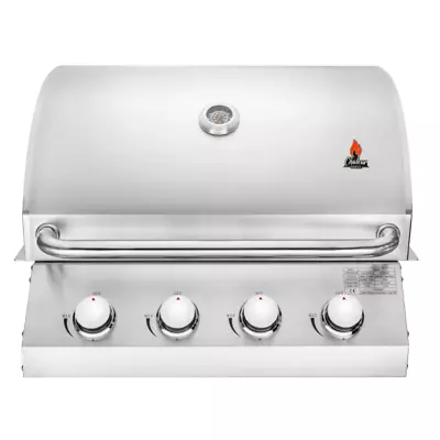 4-Burner BBQ Grill Built-in Propane/Natural Gas Stainless Steel 40000 BTU • $785