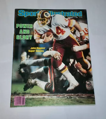 1983 NO LABEL Sports Illustrated WASHINGTON REDSKINS SUPER BOW ! JOHN RIGGINS • $17.99