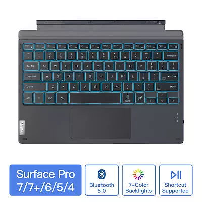 Surface Pro Keyboard Case Type Cover For Surface Pro 7/7+/6/5/4 With Backlits • $29.99