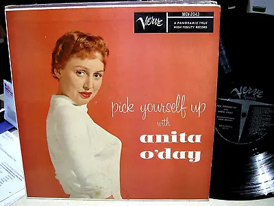 $17.95 • Buy ANITA O’DAY Pick Yourself Up LP VERVE (CURSIVE) MGV 2043 MONO VINYL EX+