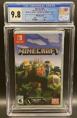 Minecraft Nintendo Switch CGC 9.8 A+ Factory Sealed Brand New Graded Game • $89.98