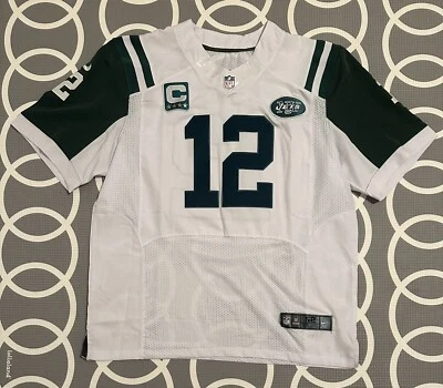 $110 • Buy Joe Namath #12 New York Jets Jersey Nike On Field Size 52 With Captains Patch