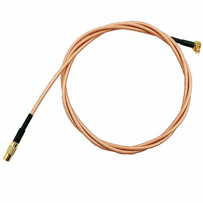 2-Pack MCX Male Right Angle To MCX Female RG316 RF Coax Extension Cable 40cm • $12.59