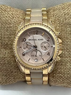 Michael Kors Blair MK5943 Women's Rose Gold-Tone Analog Dial Wrist Watch JNA722 • $500.99