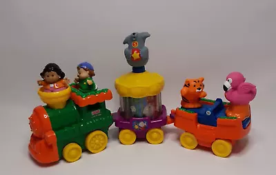 Little People Fisher Price Musical Aquarium Train With 5 Figures Works • $29.99