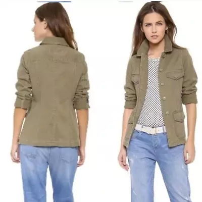 Marc By Marc Jacobs Womens Standard Supply Workwear Green Military Jacket 8 • $50
