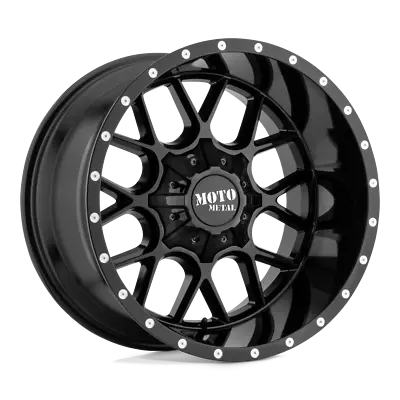 Moto Metal MO986 Siege 20x9 +18 Gloss Black Wheel 5x127 5x139.7 (QTY 4) • $1324