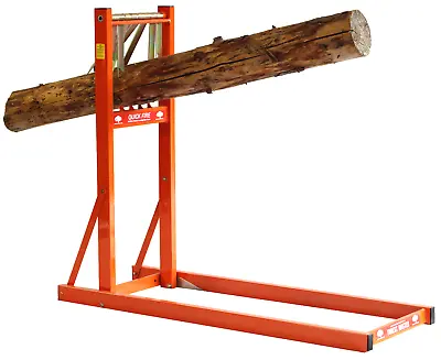 FOREST MASTER QSH Quick-Fire Log Sawhorse Rapid Load And Release Secure Grip! • £69.95