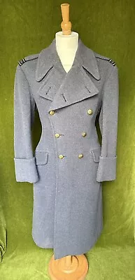 Raf Officer Greatcoat Gieves Chest 38  Vintage Genuine Raf Squadron Leader • £150