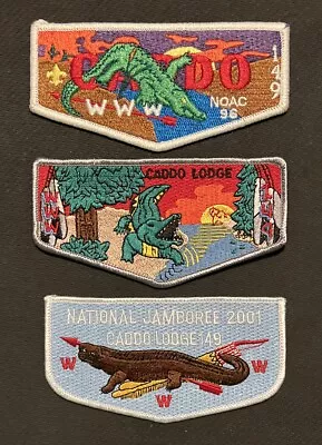 Caddo Lodge 149 Flaps 3 Different Set OA Order Of The Arrow Patches • $14.99